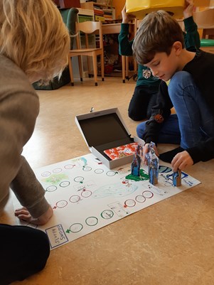 Florian spel gemaakt Sint