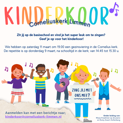 Corneliuskerk; Social media bericht gezinsviering communicanten voorstellen
