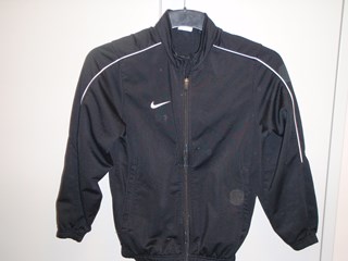 Zwart sportjack 140-152